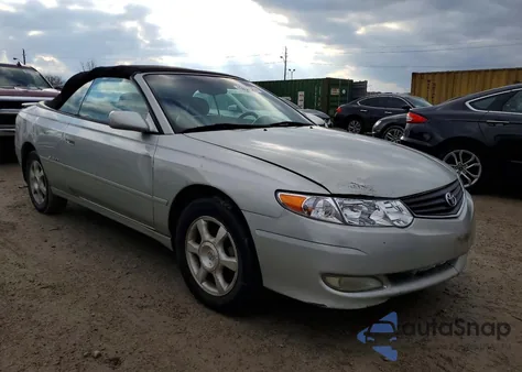 2002 Toyota Camry Solara Se из США, поврежденный, VIN 2T1FF28P12C566201